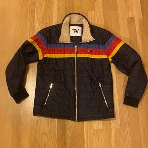 Men’s Stripe Jacket - Blackb